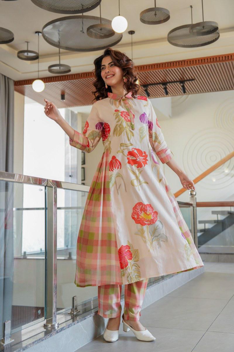 Rosewood Charm Kurta Set