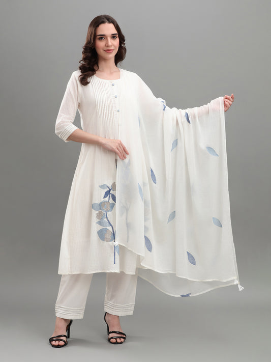 White Floral Elegance Set