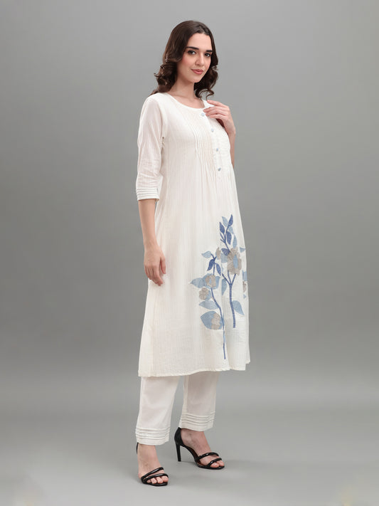 White Floral Elegance Set