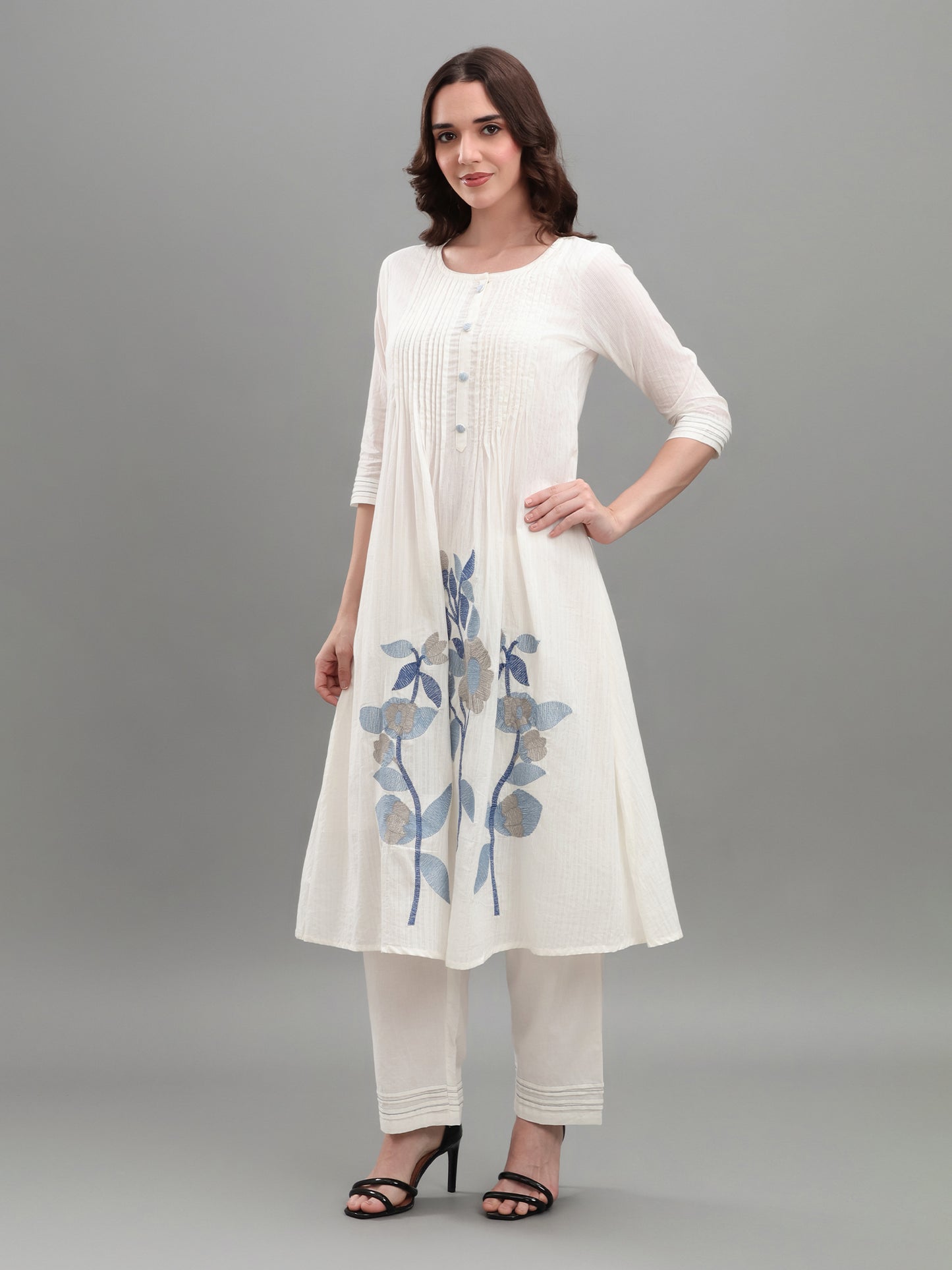 White Floral Elegance Set