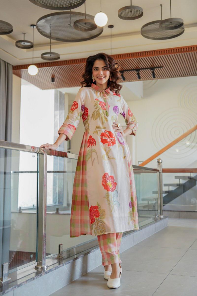 Rosewood Charm Kurta Set