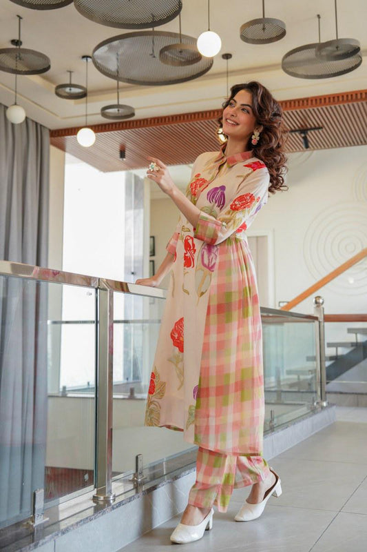 Rosewood Charm Kurta Set