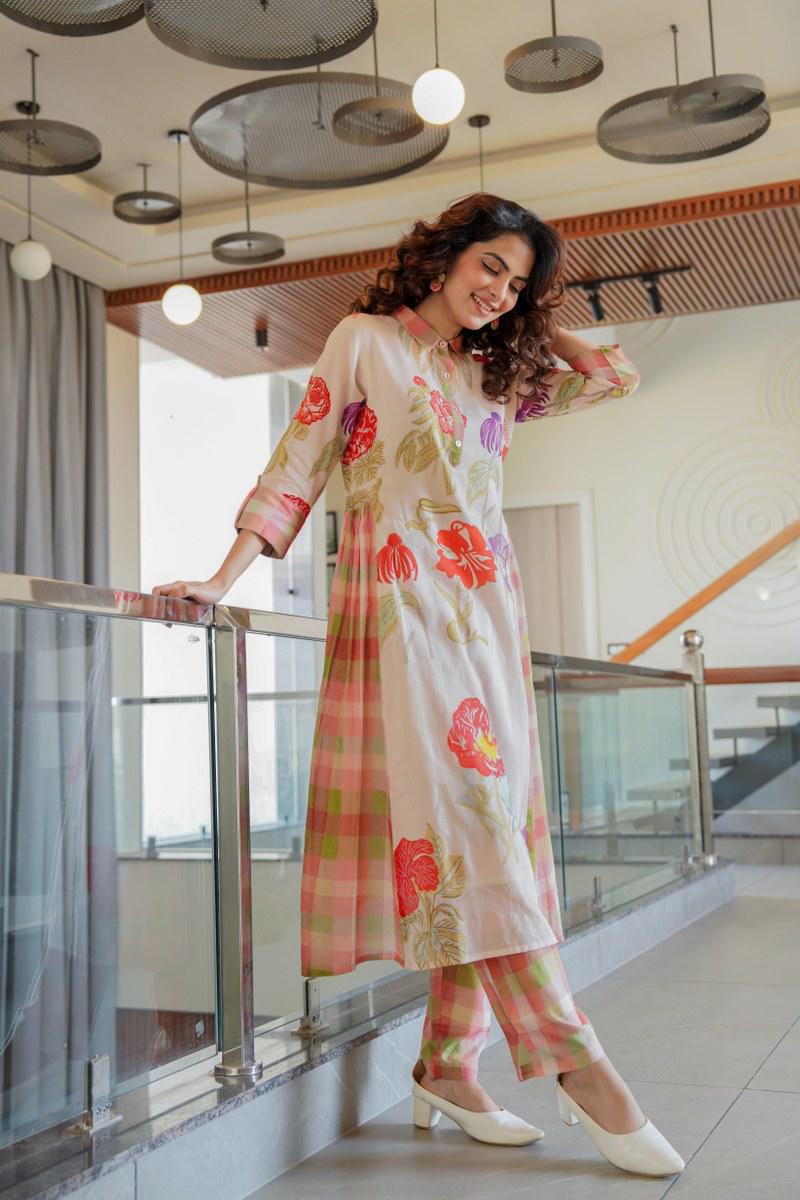 Rosewood Charm Kurta Set